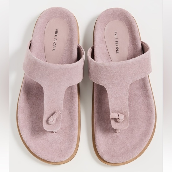 Free People Shoes - New Free People Mika Suede Sandals Orchid Ice